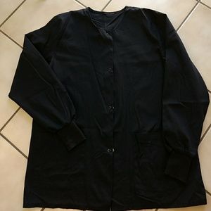 Black scrub jacket